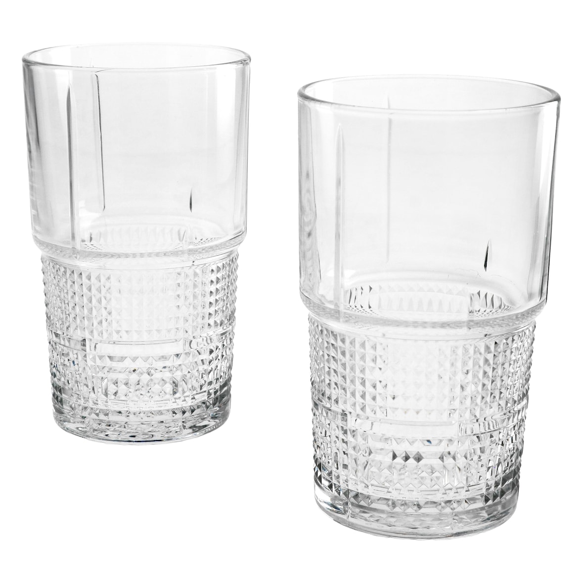 2er Set Novecento Longdrinkglas stapelbar 40,5 cl