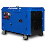 thumbnail of EBERTH 8000W dieselgenerator, 13,9 pk, 400V/230V/12V, AVR, oliebeveiliging, ATS-aansluiting