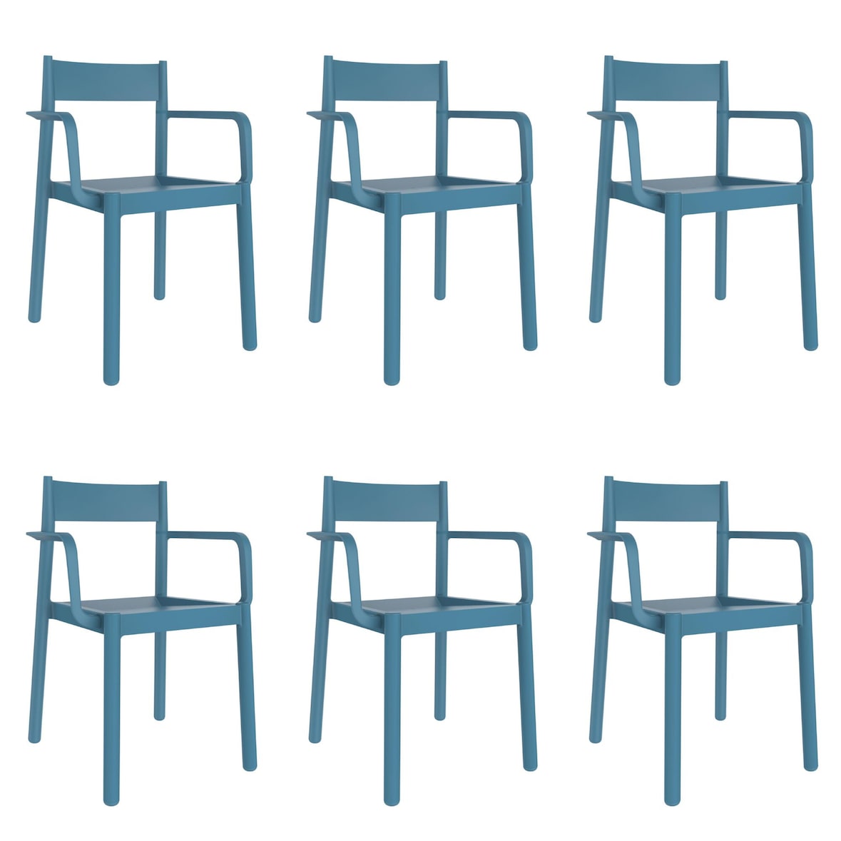 garbar DANNA Poltrona Interior, Exterior Set 6 Azul Antigo