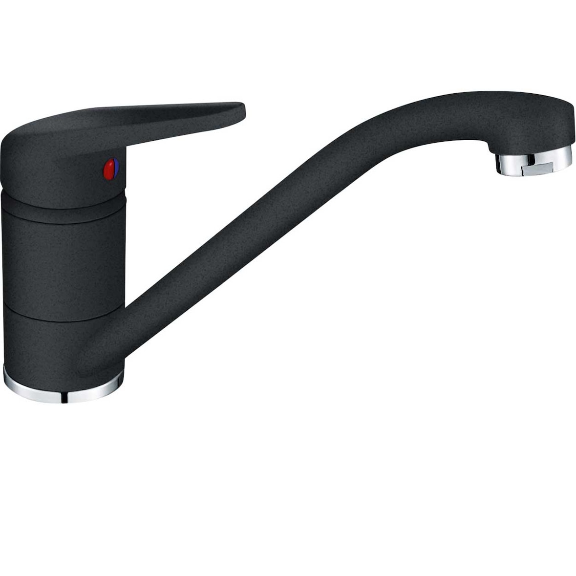 FRANKE Novara-Plus Armatur / Onyx / Festauslauf / Hochdruck