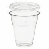 thumbnail of 250x BIO Trinkbecher 300ml + Deckel ohne Loch aus Biokunststoff (PLA)