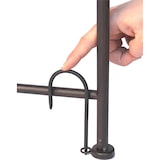 thumbnail of DanDiBo Rosenbogen mit Tor Tür aus Metall 101759 Gartentor 236x186 cm Schmiedeeisen Rankgerüst
