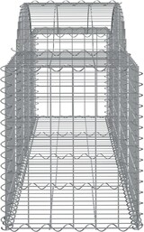 thumbnail of vidaXL Gabionen mit Hochbogen 13 Stk. 200x50x60/80 cm Verzinktes Eisen