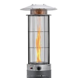 thumbnail of METRO Professional Estufa de gas para exterior GPH5100, acero revestido en polvo / acero inoxidable / vidrio, Ø 57 x 176 cm, llama en espiral