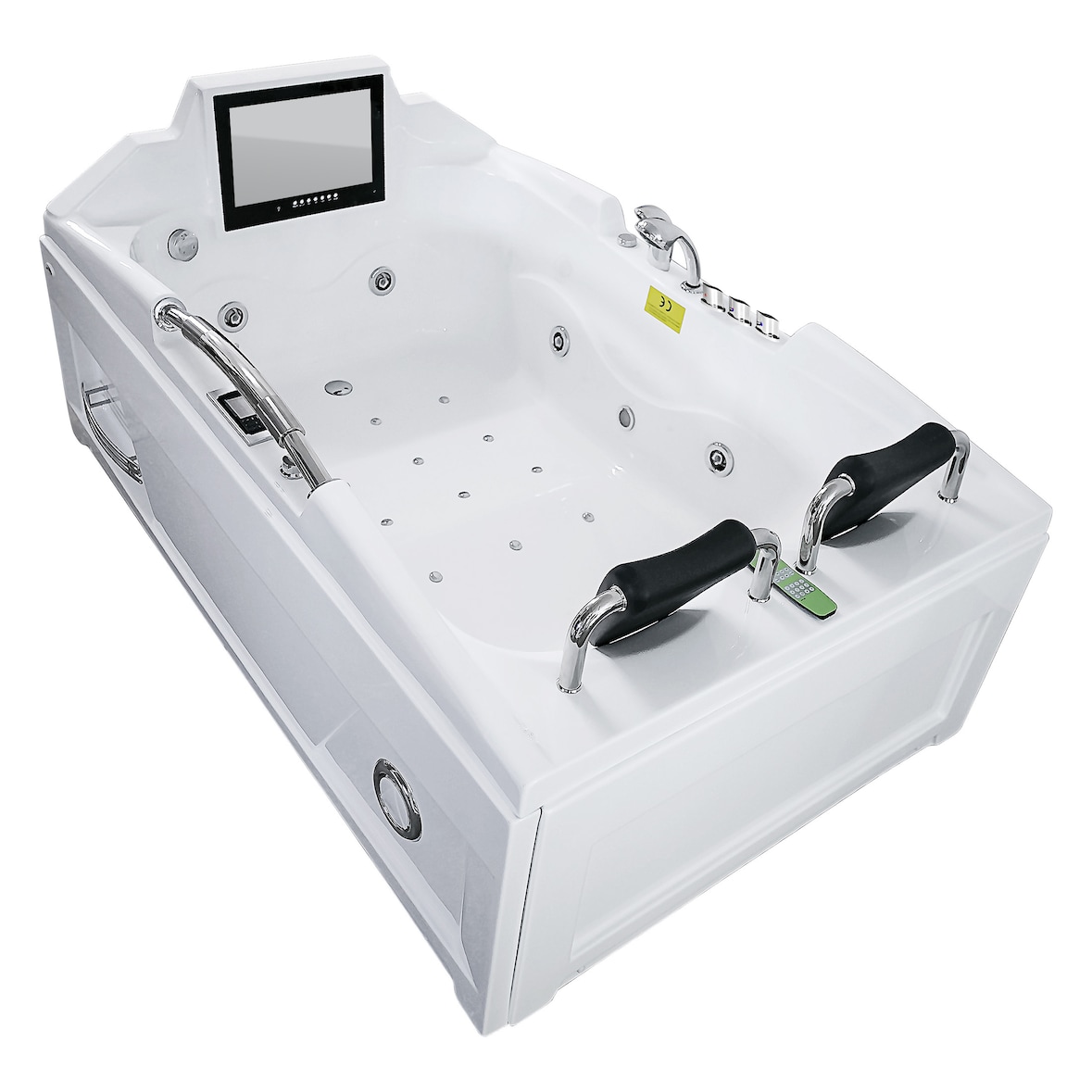 Whirlpool Vollausstattung Pool Wanne Eckwanne mit TV T18R 120x188cm
