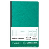 thumbnail of Exacompta - Réf. 7730E - 1 Piqûre 32x19,5cm recettes-dépenses 80 pages - Couleurs aléatoires