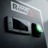thumbnail of Romux® Gefrierschrank mit 2 Türen 148 cm mit Umluftkühlung | Gastro Gefrierschrank aus Edelstahl mit 1300 L Kapazität - 6 Einlegeböden und 580 W