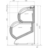 thumbnail of Iarp Vitrina horizontal puertas correderas, M B ICE, doble exposición, 800x793x1270 mm, 264 litros, negativa, 7L1 y temperaturas de -25°C a -18°C.