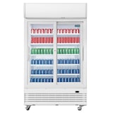 thumbnail of 950 L Kühlmöbel mit 2 Glastüren, belüftet mit Lichtkasten, 220V, 500W Polar