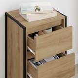 thumbnail of vidaXL Sideboard Kunsthandwerk Eiche 42 x 36 x 75,5 cm Holzwerkstoff