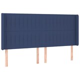thumbnail of vidaXL Boxspringbett mit Matratze & LED Blau 200x200 cm Stoff