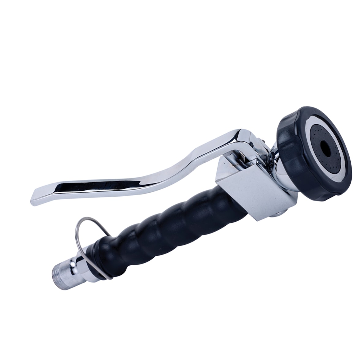 BE-GASTRO I Profi Gastro Handbrause schwarz inkl. Feststellbügel schwarz | 1/2" Standard-AG | Ersatzbrause für Geschirrbrause/Gastrobrause