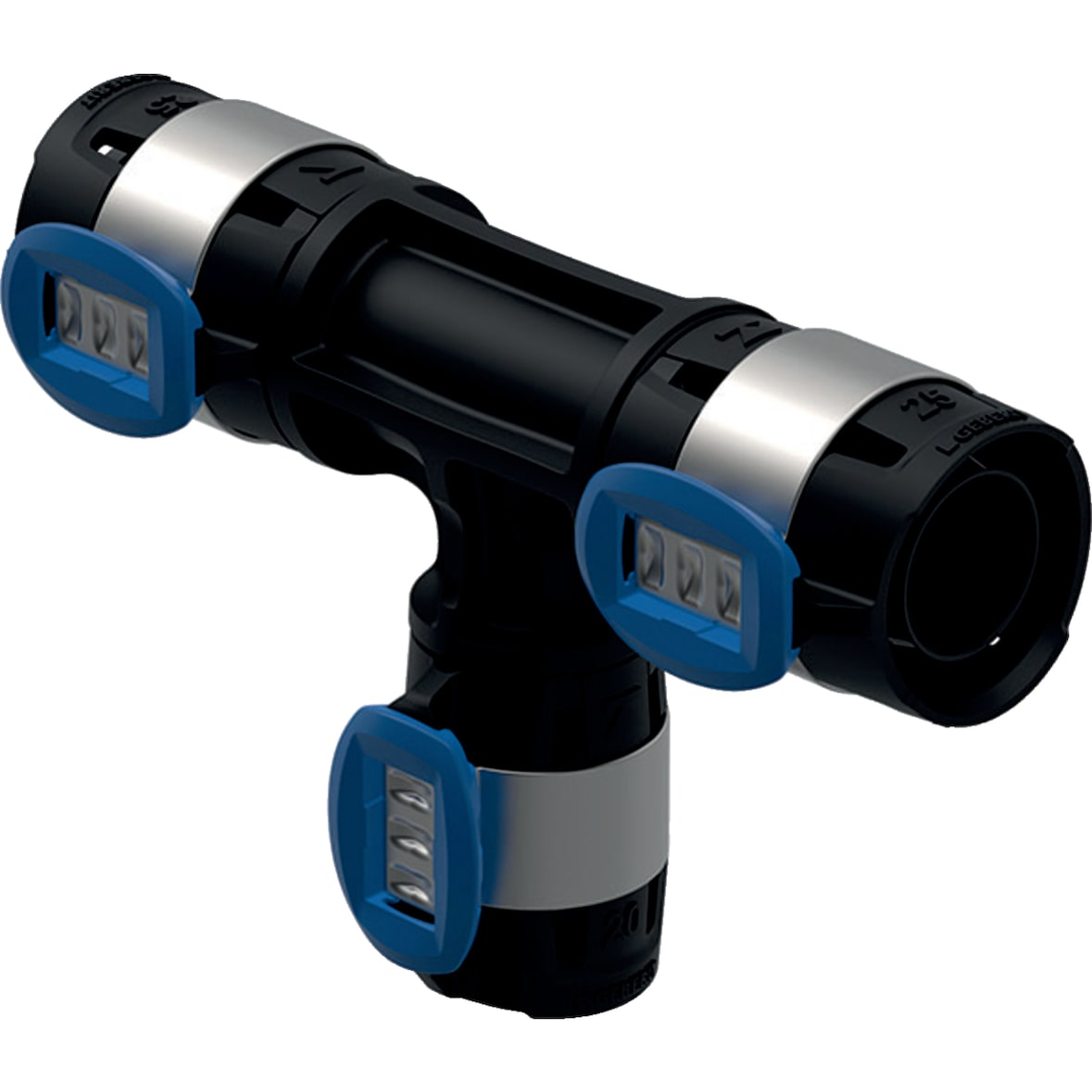 Geberit T-Stück reduziert FlowFit PPSU DN20/12/20 25/16/25mm