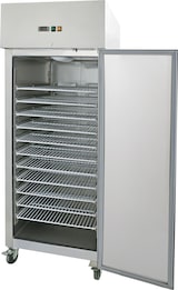 thumbnail of Skyrainbow Edelstahlkühlschrank, Inhalt 733 Liter, Backnorm, 10Paar Schienen, ohne Trageroste