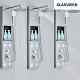 thumbnail of BEN | Douchepaneel regendouchekop douche RVS | Zilver geborsteld massagedouche-douchesysteem Mengkraan douchekraan douchesysteem