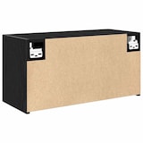 thumbnail of vidaXL Bad-Wandschrank Schwarz 60x25x30 cm Holzwerkstoff