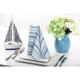 thumbnail of Sovie HOME Serviette Stefano in Blau aus Linclass® Airlaid 40 x 40 cm, 12 Stück - Streifen
