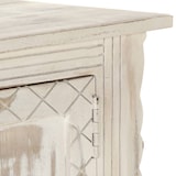 thumbnail of vidaXL Tv-meubel 140x30x35 cm massief mangohout wit