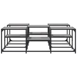 thumbnail of Mesa de centro madera de ingeniería gris Sonoma 121x121x40 cm