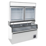 thumbnail of Wandtiefkühlung Weiß 2 Glastüren