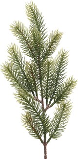 thumbnail of Künstliche Tannenzweige 50cm Dekozweige Kunstzweige PE Spritzguss wie echt groß