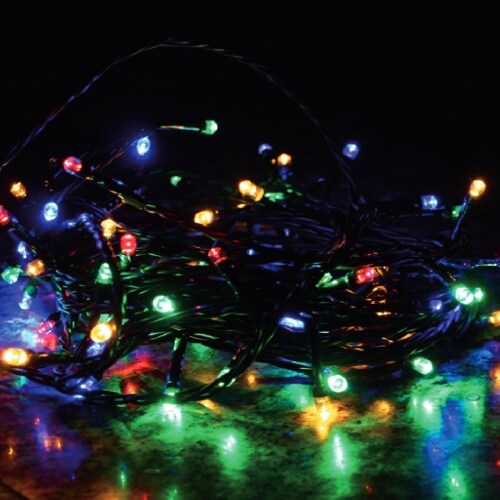 400er LED Lichterkette Außen Innen Partylicht Weihnachtslichterkette bunt : 400 LED´s