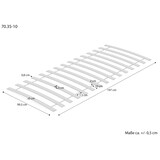 thumbnail of Rollroste aus Buche-/Birkenfederleisten 70.35-10-2 Doppelpack