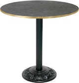 thumbnail of RestooTab - Tisch Versailles Ø70cm Dekor marquina kanten messingfarben