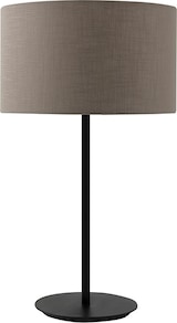 thumbnail of Vivien Black Tischlampe mit taubengrauem zylindrischen Lampenschirm – E27 IP20 75W Anschluss – Innenbeleuchtung Rossini Group