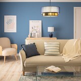 thumbnail of Ledkia Lámpara Colgante Tela Friedrich Azul Marino