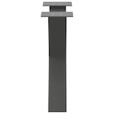 thumbnail of vidaXL Couchtischbeine X-Form 2 Stk. Anthrazit 60x(42-43) cm Stahl