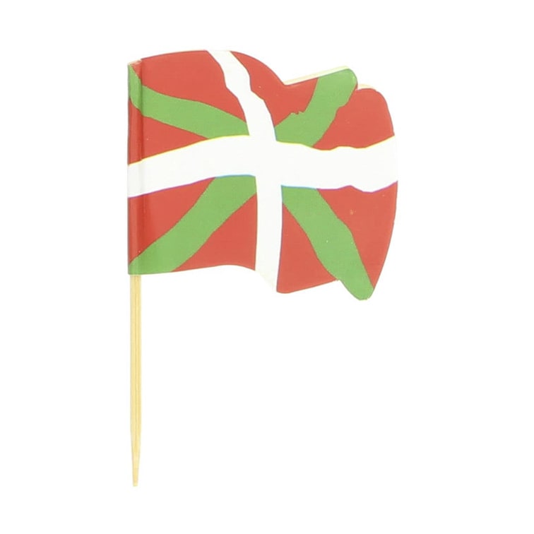MONOUSO - Flaggenpicker "Euskadi" 6,5cm (24 Einh.)