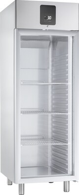 thumbnail of Edelstahl-Gewerbekühlschrank KU 722 G GN 2/1 mit Glastür