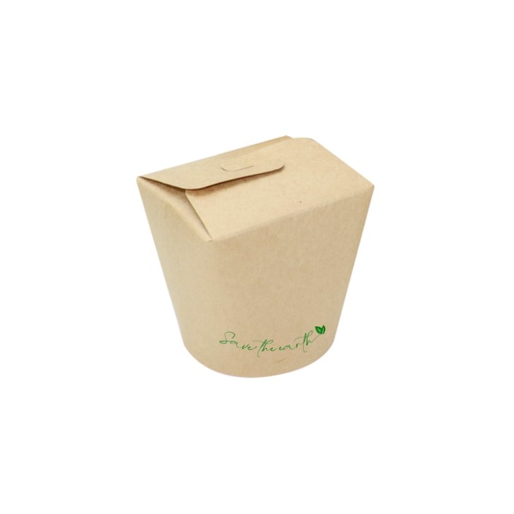 Pot à pâtes carton kraft 500ml par 500