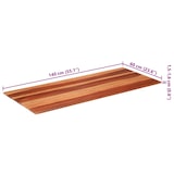 thumbnail of vidaXL Tischplatte Massivholz Palisander 15-16 mm 60×140 cm