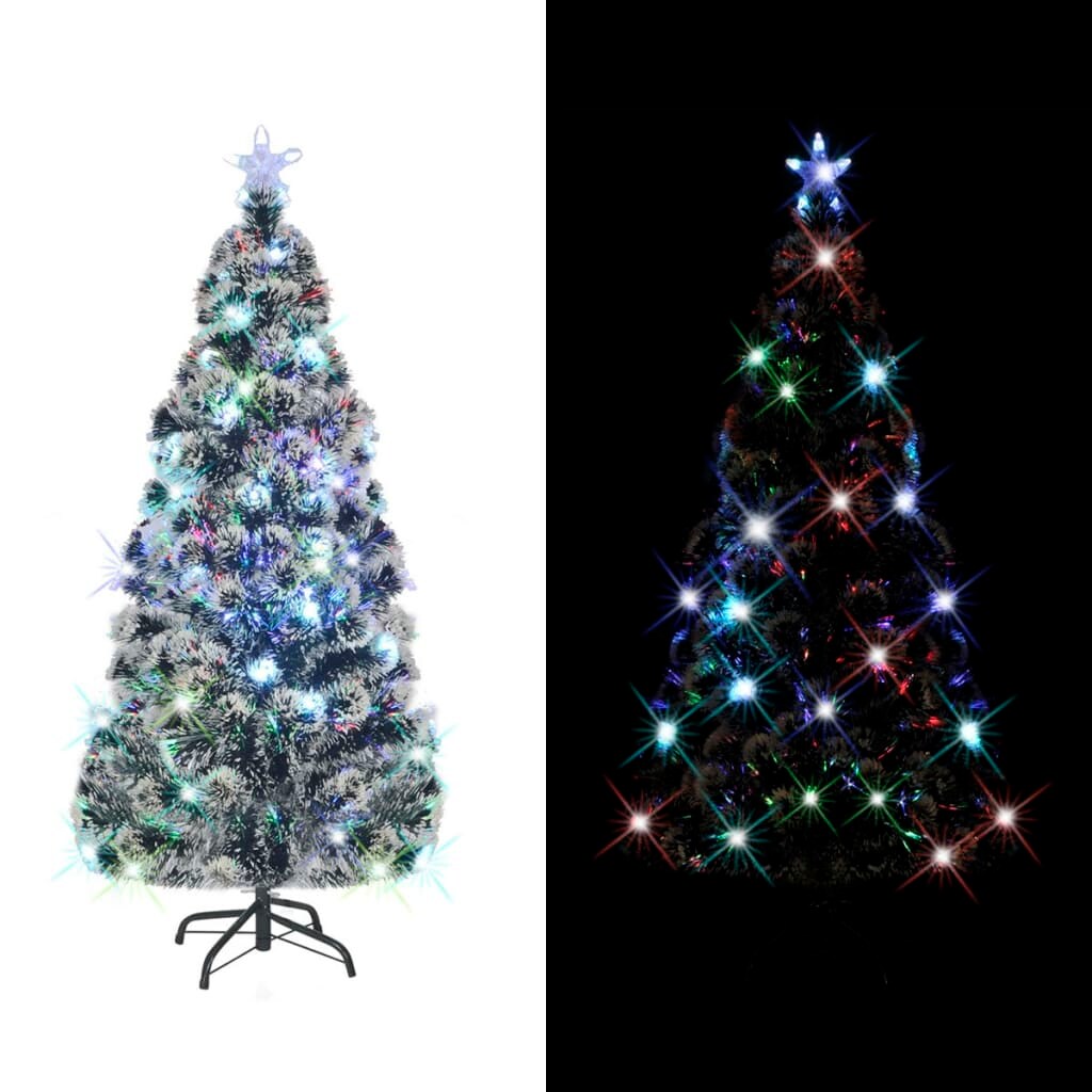 Künstlicher Weihnachtsbaum mit Ständer/LED 210 cm Fiberoptik