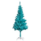 thumbnail of Künstlicher Weihnachtsbaum inkl. Ständer Tannenbaum Christbaum türkis 180cm : 180 cm