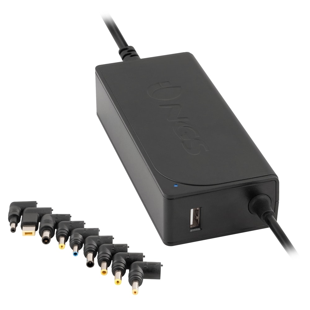 Carregador de portátil universal automático 70W com 9 adaptadores - NGS