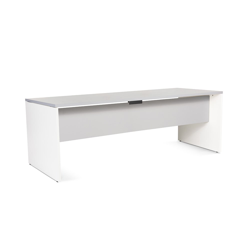 Rocada mesa de oficina serie work 200x80 blanco / gris