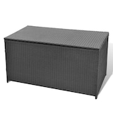 thumbnail of vidaXL Garten-Auflagenbox Schwarz 120x50x60 cm Poly Rattan