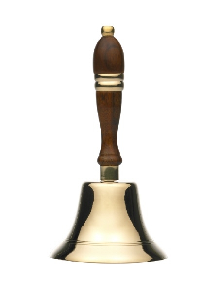 Glocke, Altarglocke mit Holzgriff 26 cm Höhe