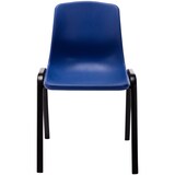 thumbnail of Décoshop26 - Chaise visiteur empilable salle d'attente en plastique bleu et métal 10_0003731