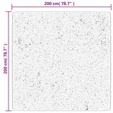 thumbnail of vidaXL Vloerkleed OVIEDO laagpolig 200x200 cm beige