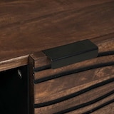 thumbnail of vidaXL Couchtisch Braun und Schwarz 80 x 50 x 40 cm Massivholz Akazie