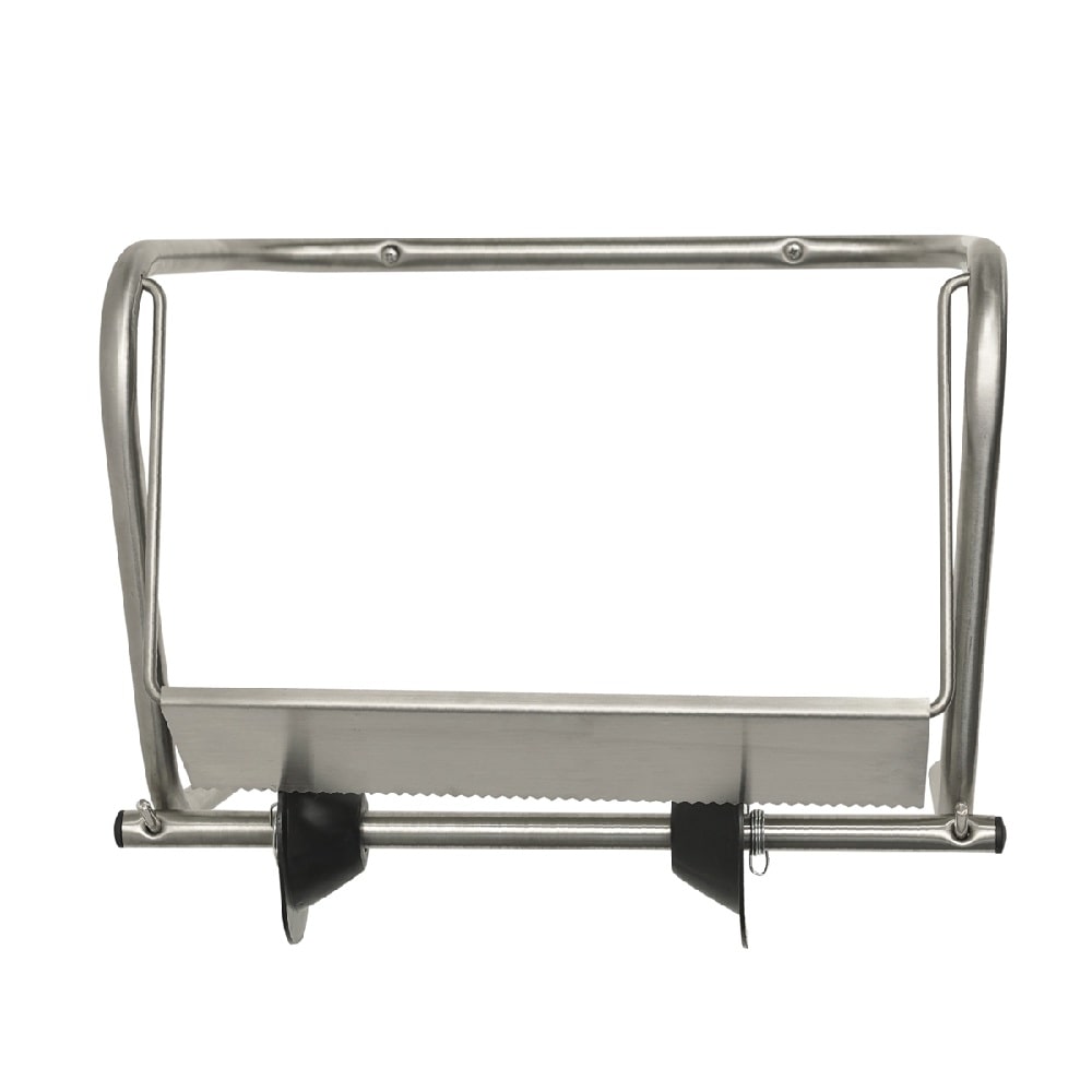 Soporte de pared para rollos de papel de limpieza, acero inoxidable