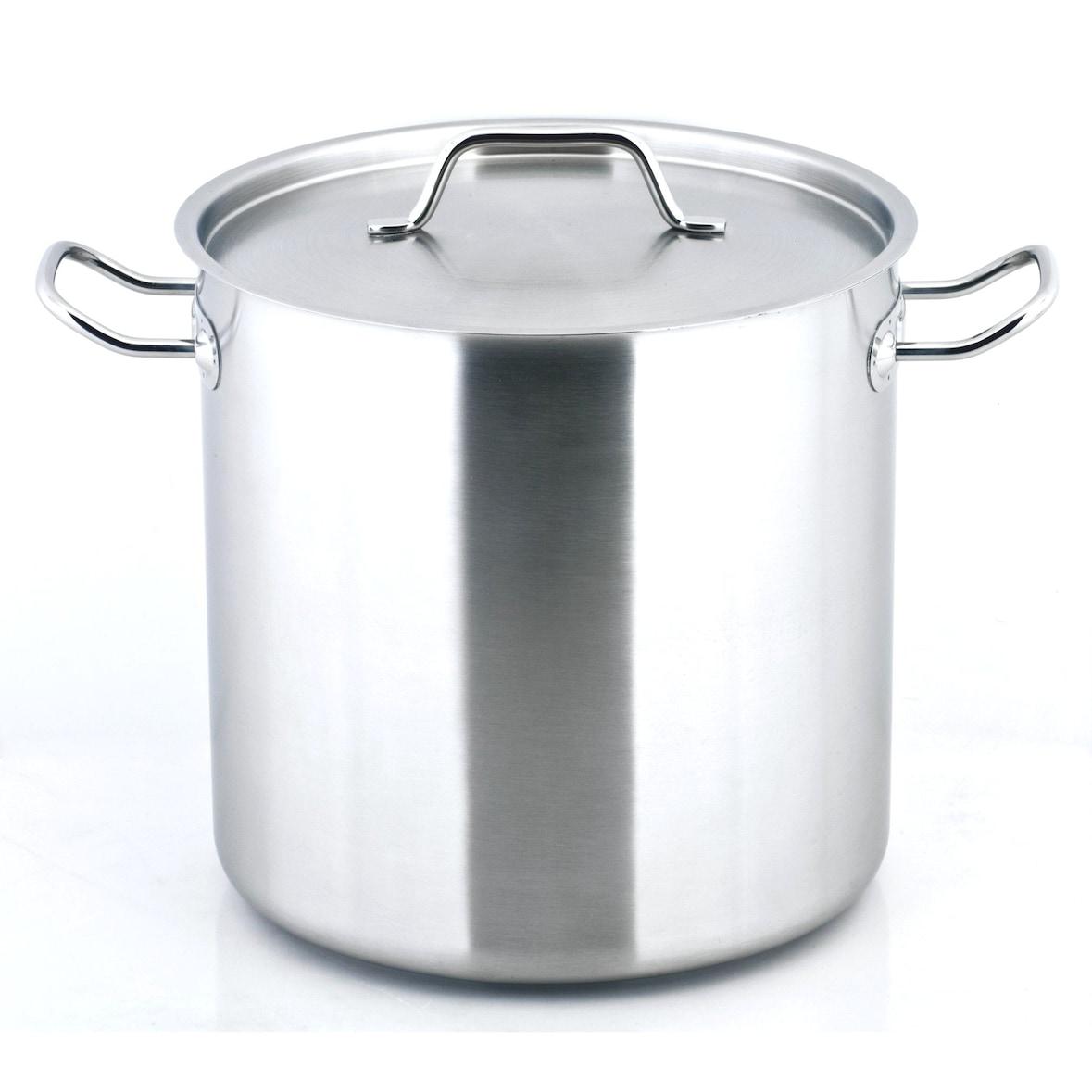 METRO Professional Olla para sopa con tapa, acero inoxidable, Ø 28 cm, 17 L, altura: 31.9 cm, inducción