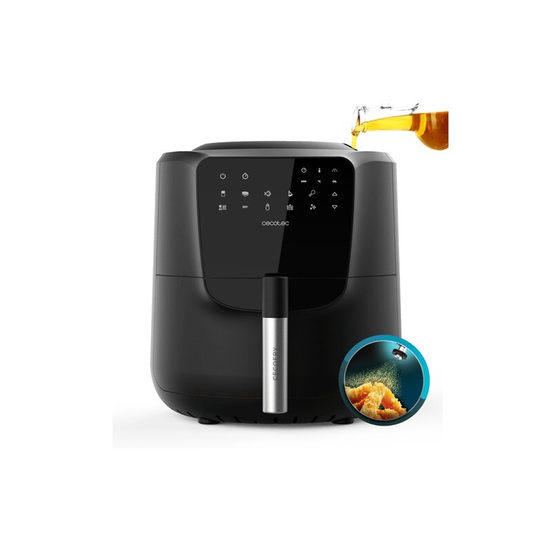 Cecotec 03300 freidora Sencillo 5,5 L Independiente 1550 W Freidora baja en grasa Negro