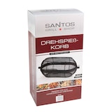 thumbnail of SANTOS BBQ Drehspieß Korb für Drehspieße, Grillkorb, rund, schwarz