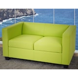 thumbnail of 2er Sofa Couch Loungesofa Lille ~ Kunstleder, hellgrün