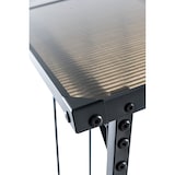 thumbnail of DELUKE® Kaminholzregal aussen mit Abdeckung HEOD für Feuerholz Brennholzregal aussen Kaminholzunterstand Kaminholzständer 70x130x185, Stahl, Mit Plane